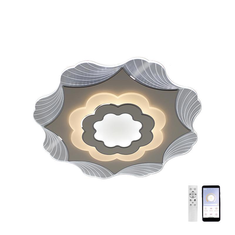 Изображение товара Люстра потолочная светодиодная Estares FIGURE с пультом управление изменение оттенков белого