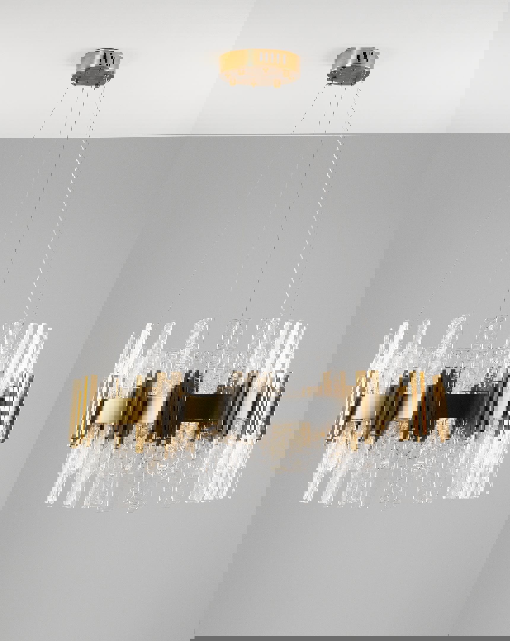 Изображение товара Люстра подвесная MODERLI V9010-PL Stasy 1 лампа 22 м² цвет латунь