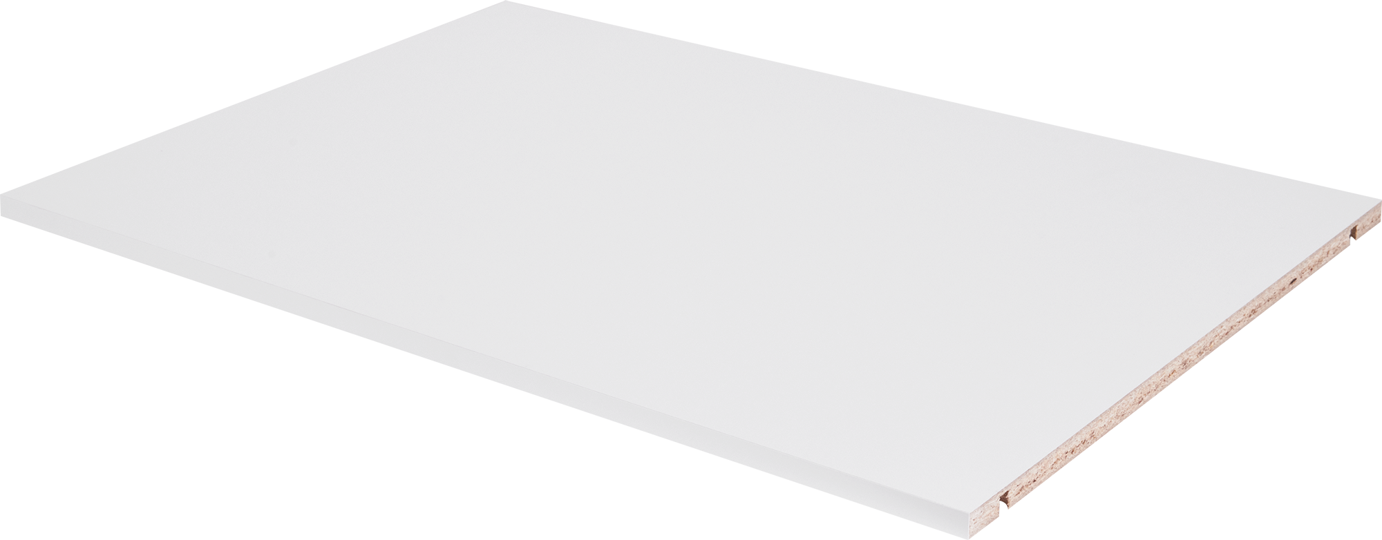 Изображение товара Полка для шкафа Лион 76.7x53 см из ЛДСП белая комплект 2 шт