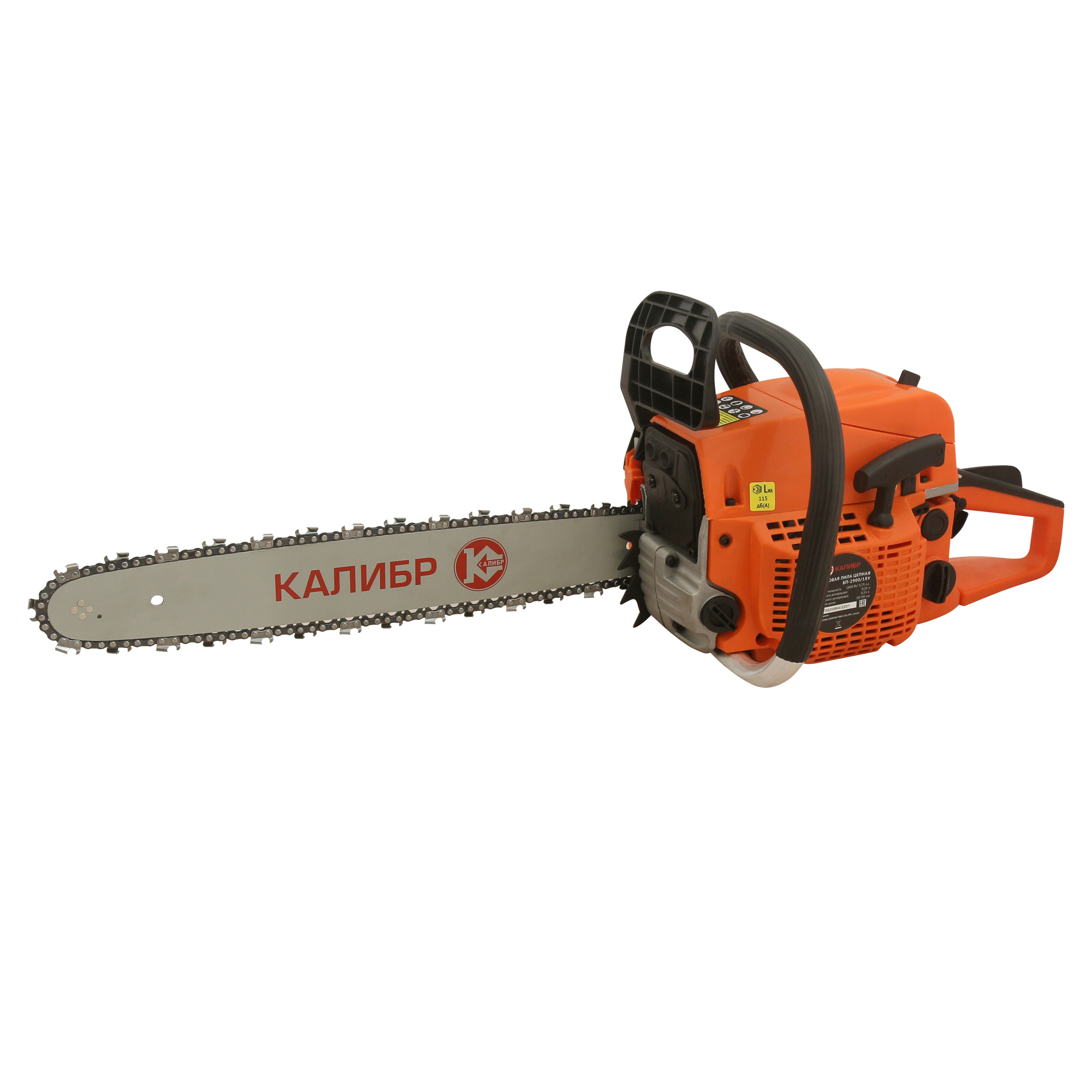 Изображение товара Бензиновая цепная пила Калибр БП-2900/18У 3.75 л.с. шина 45 см