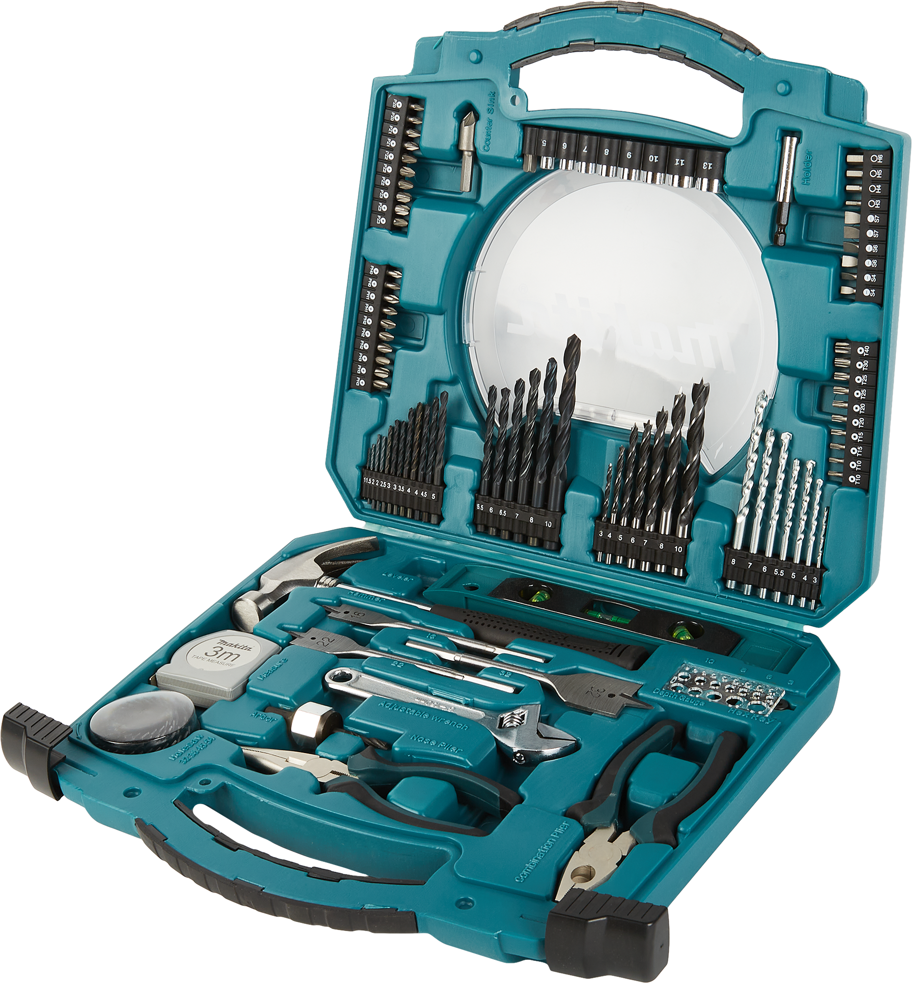 Набор сверл бит и ручных инструментов Makita D-42042, 103 предмета
