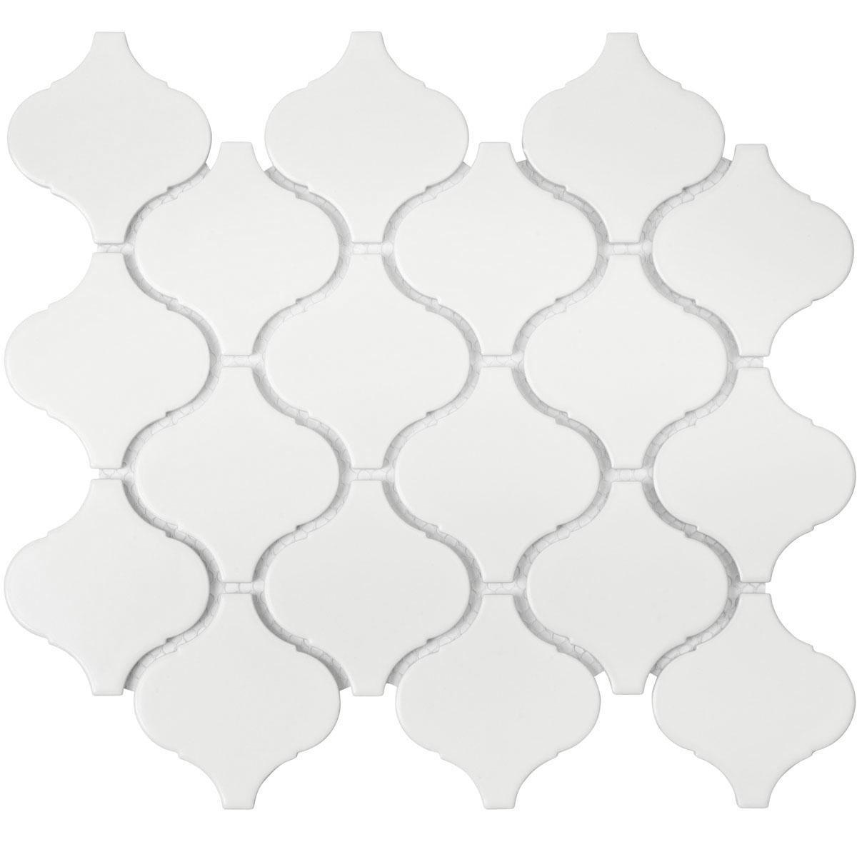 Изображение товара Керамическая мозаика Starmosaic Latern White Matt DL1005 24x28 см для внутренней и наружной отделки
