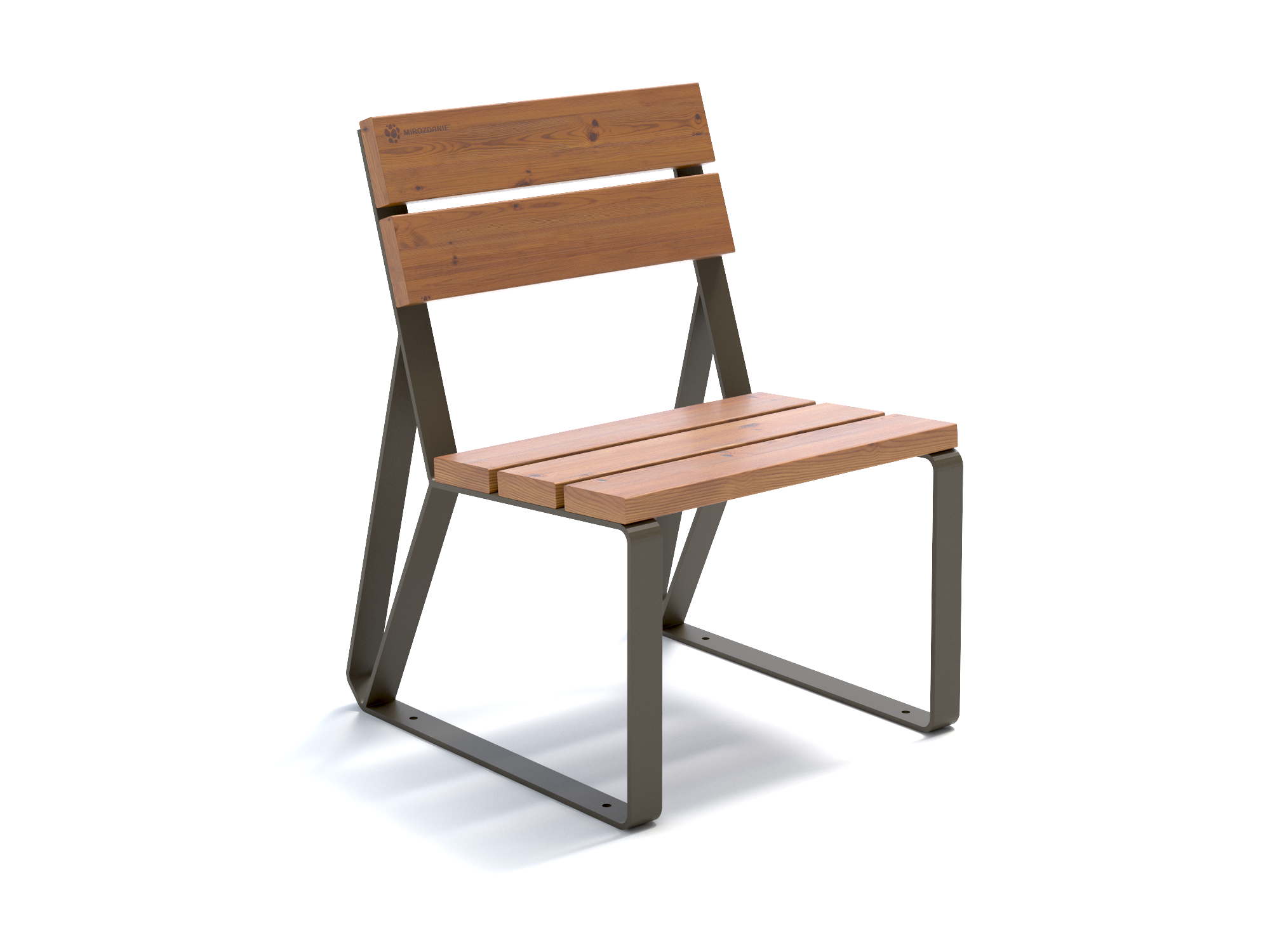 Изображение товара Кресло садово-парковая Mirozdanie PT0580M Park 580 термососна мох