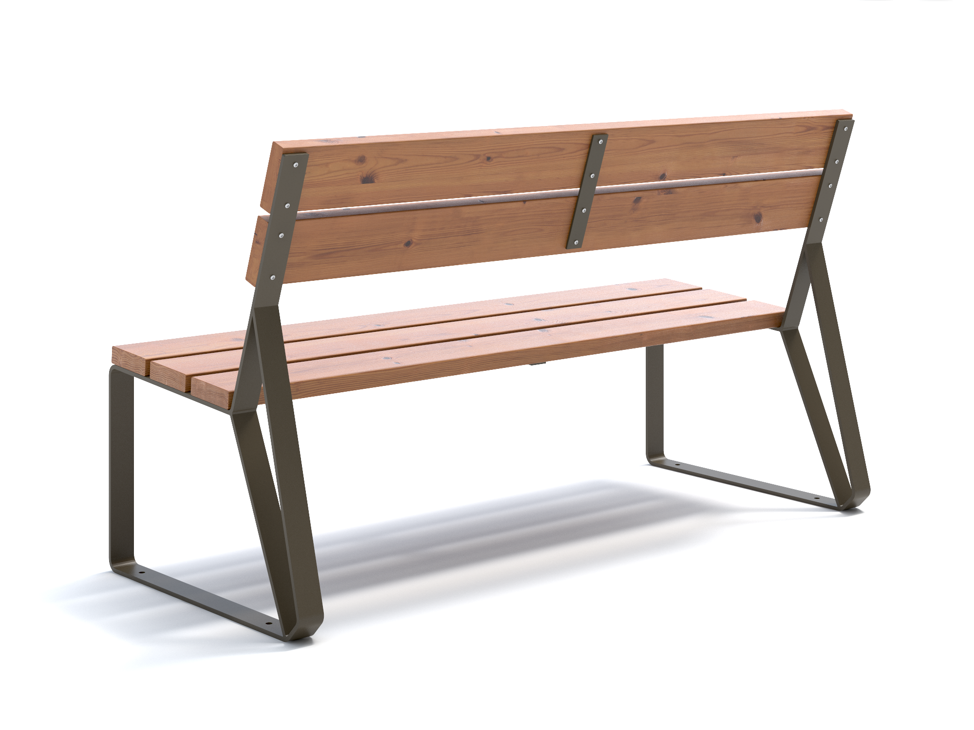 Изображение товара Скамья садово-парковая Mirozdanie PT1440M Park термососна мох