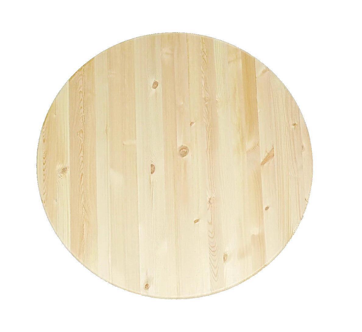 Изображение товара Круглая деревянная столешница Леспроф из сосны 70х2.8 см натуральный цвет