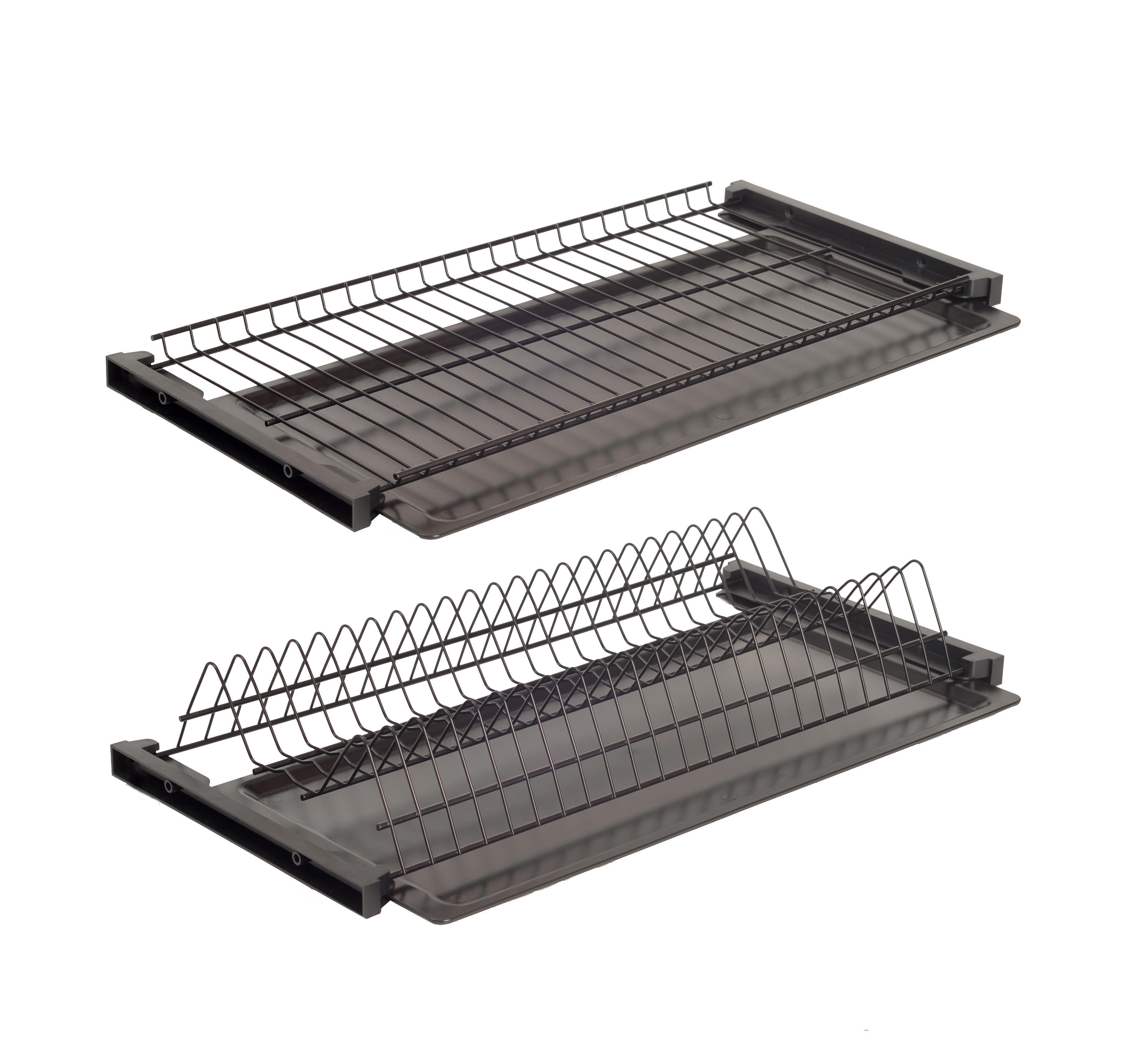 Изображение товара Сушилка для посуды Эника 70 см двухуровневая с поддонами и сетками