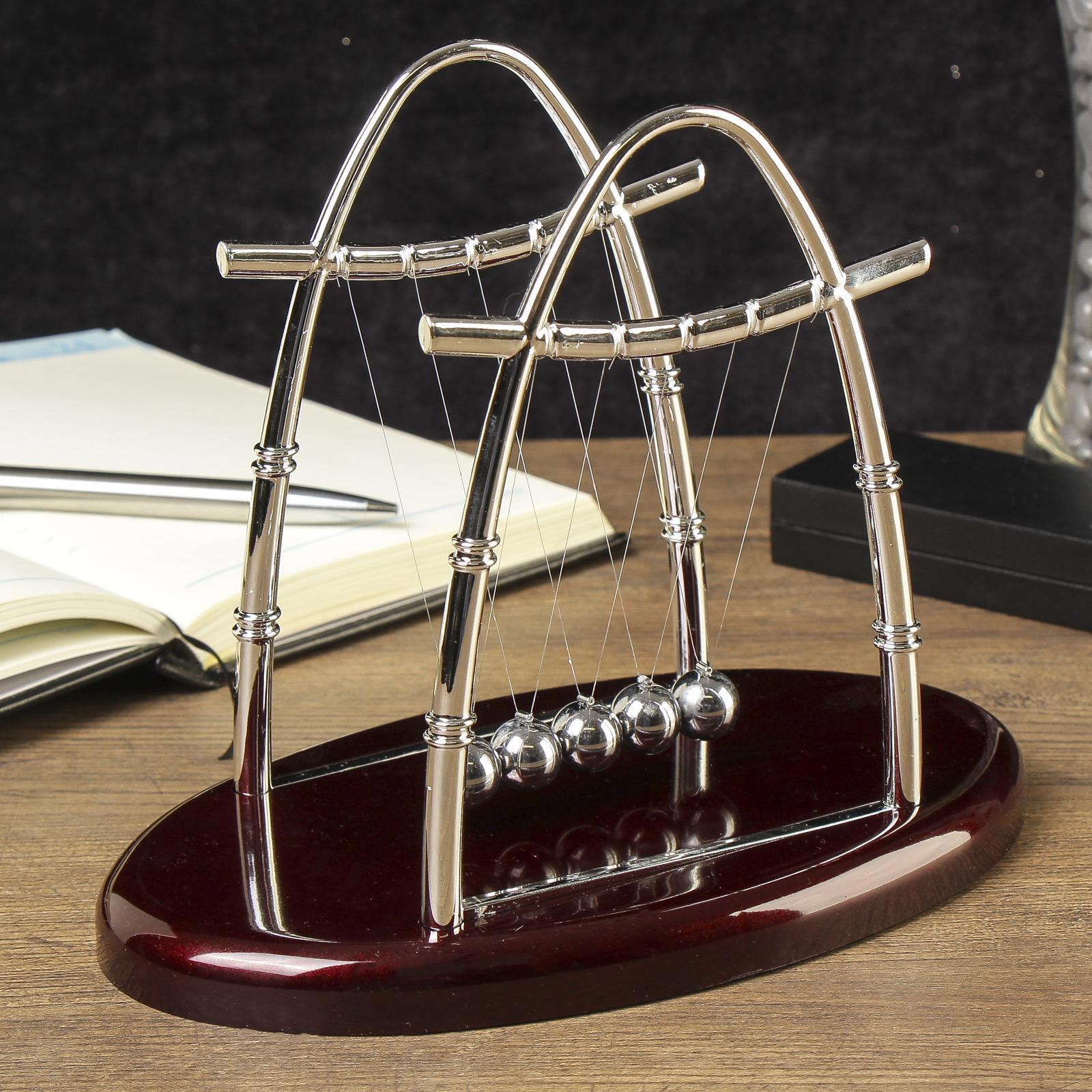 Изображение товара Маятник "Шары техно" овал 18.5x22.5x14 см