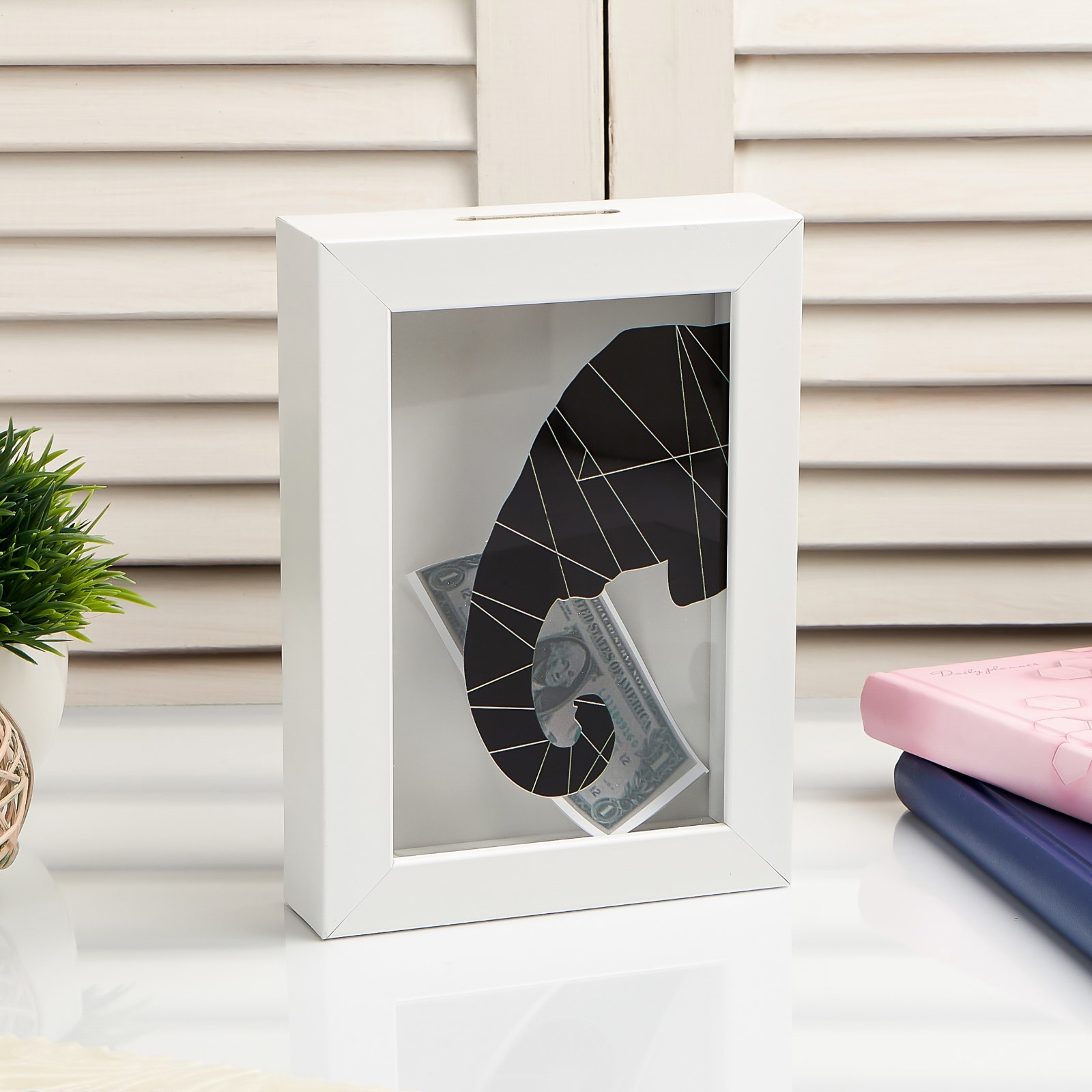 Изображение товара Копилка "Слон. Графика" 17x12x3.8 см