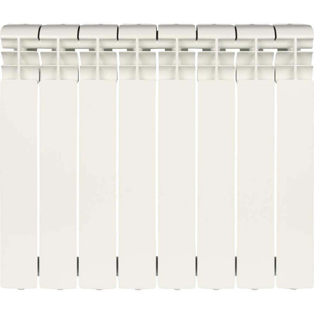 Изображение товара Радиатор Rommer Profi 500 8 секций боковое подключение алюминий белый