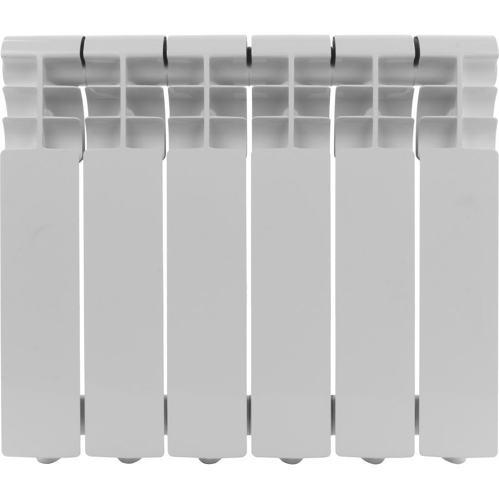 Изображение товара Радиатор Rommer Profi 350 6 секций алюминиевый боковое подключение