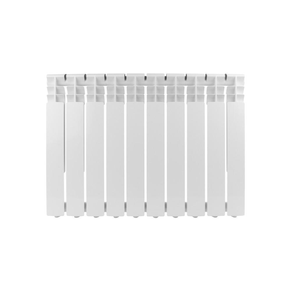 Изображение товара Радиатор Rommer Optima 500 10 секций боковое подключение алюминий белый