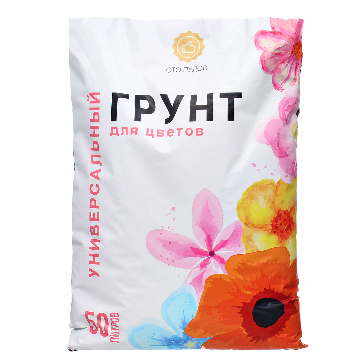 Изображение товара Грунт Сто пудов для цветов 50л