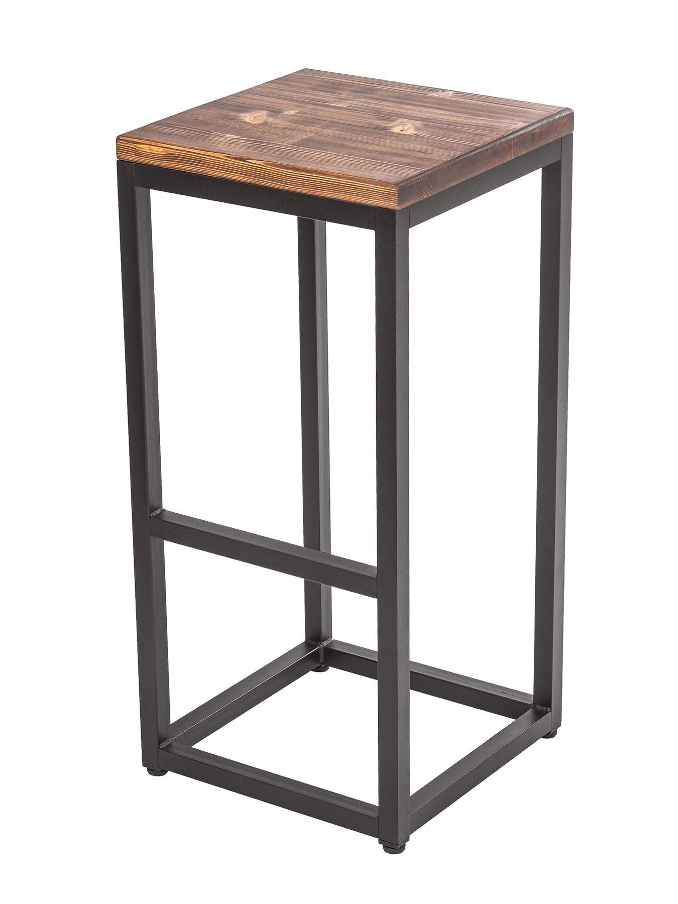 Изображение товара Барный стул ILWI Mbl-p-sl-p-1-m 35x75 см коричневый лофт стиль