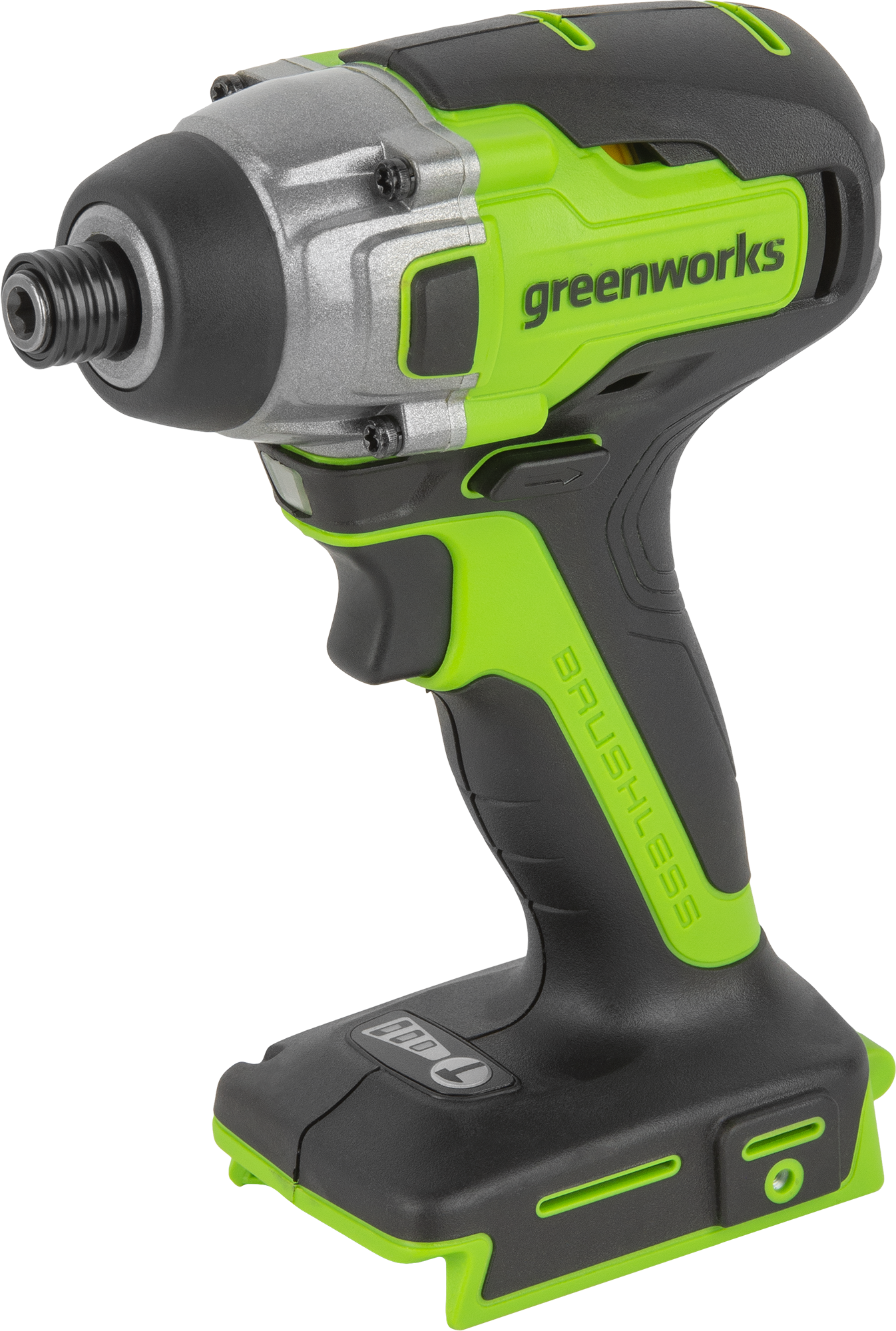 Изображение товара Винтоверт аккумуляторный бесщеточный Greenworks GD24ID3, 24 В, 300 Нм, без АКБ и ЗУ