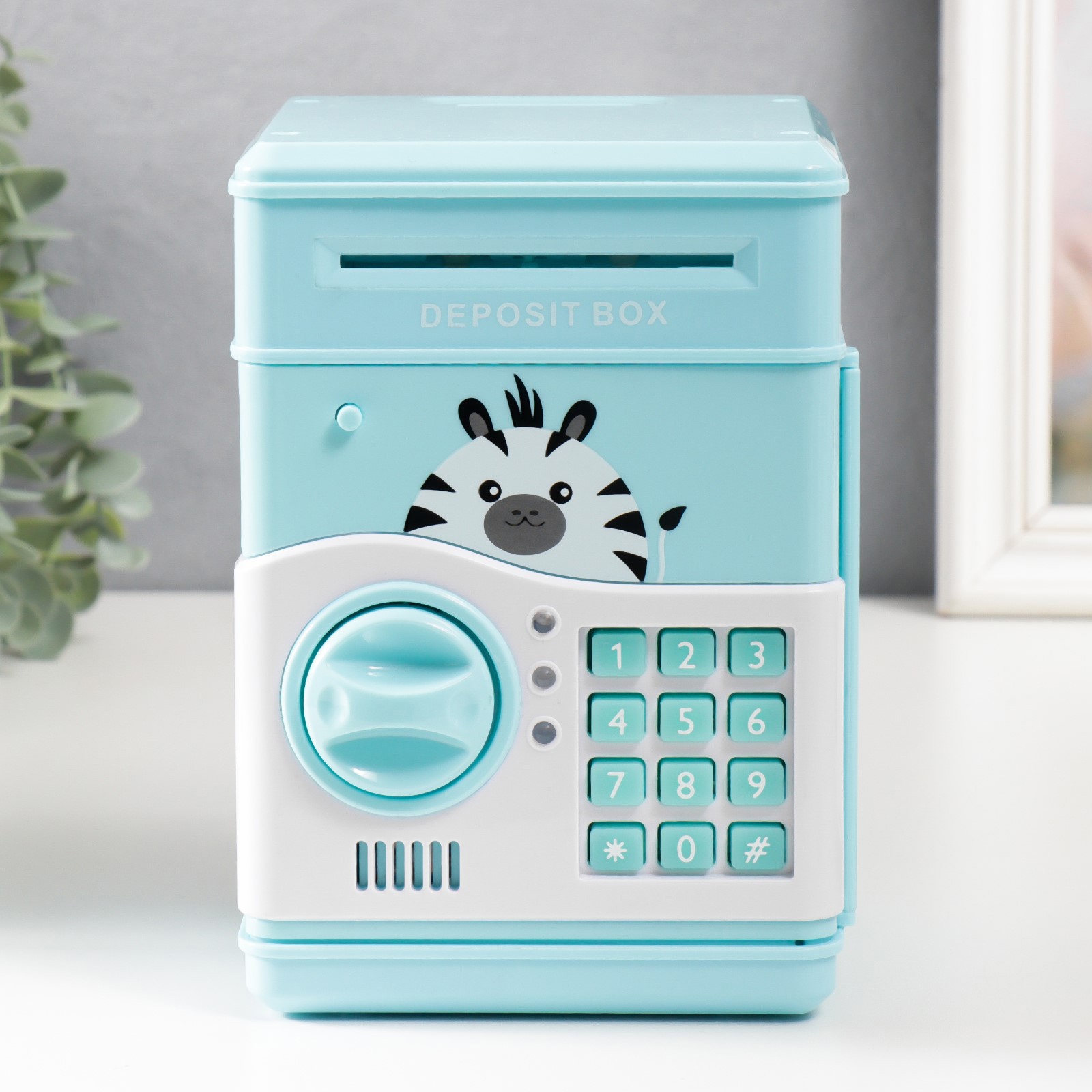 Изображение товара Копилка SIMALAND Сейф. Зебра кодовый замок