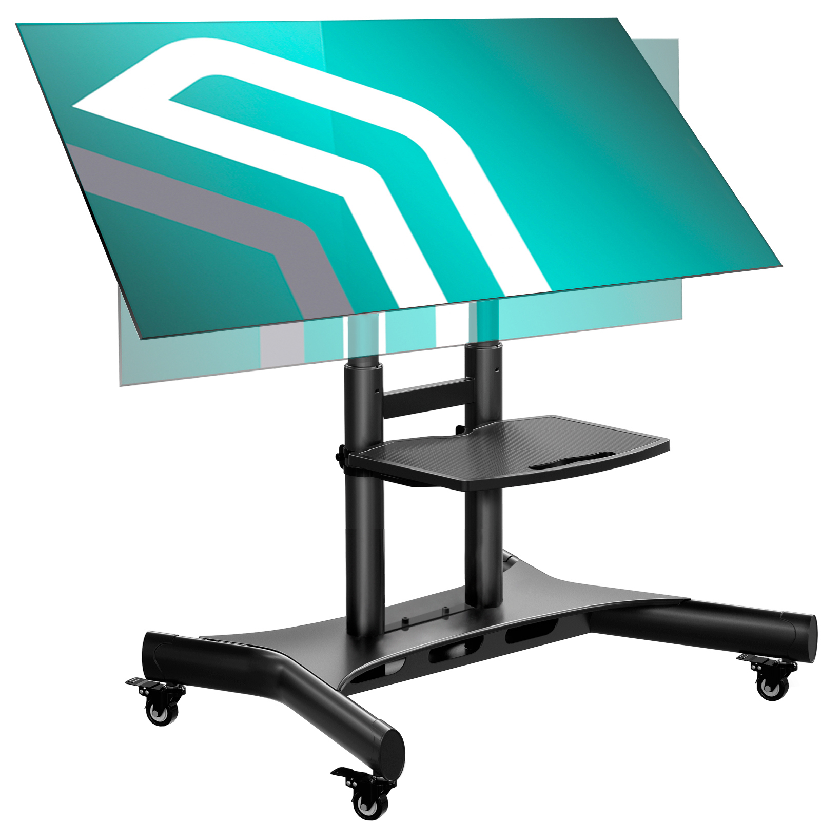 Изображение товара Мобильная напольная стойка для телевизора ONKRON TS1380 50-83 дюймов черный