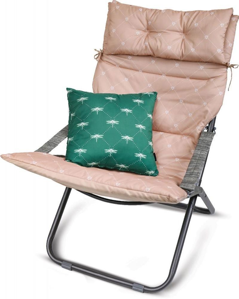 Изображение товара Кресло садовое Ника Haushalt 85 см 64 см 86 см сталь/полиэстер разноцветный