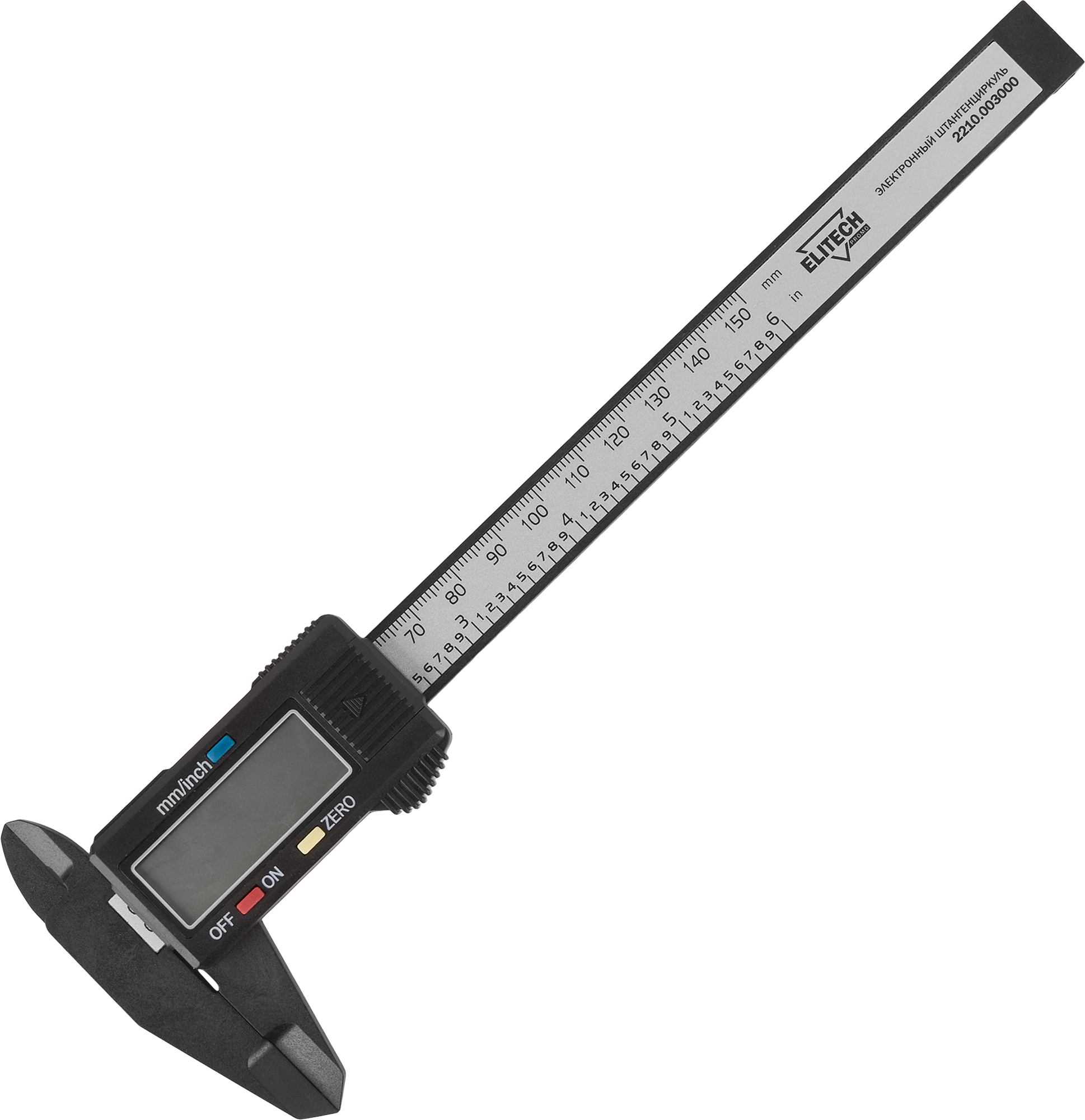 Изображение товара Цифровой штангенциркуль Elitech 150 мм для точных измерений