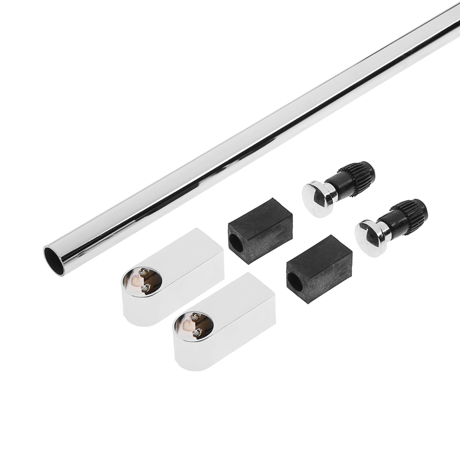 Изображение товара Рейлинговый комплект ТУНДРА Модерн 600 мм 2 держателя 2 заглушки