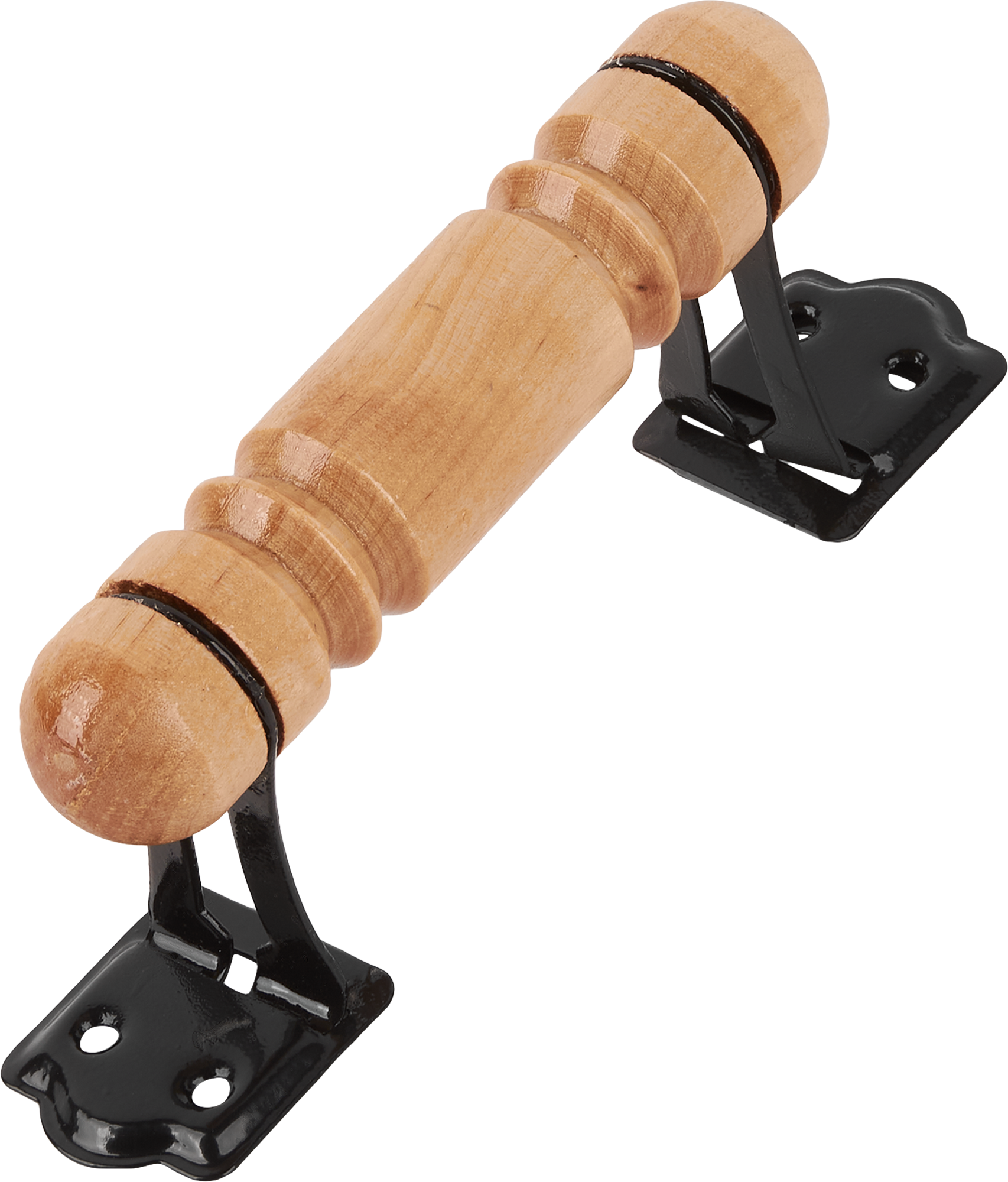 Ручка-скоба банная плоская деревянная без покрытия