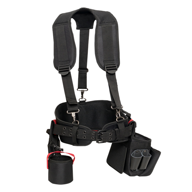 Изображение товара Пояс монтажника EKF C-15 черный с сумками