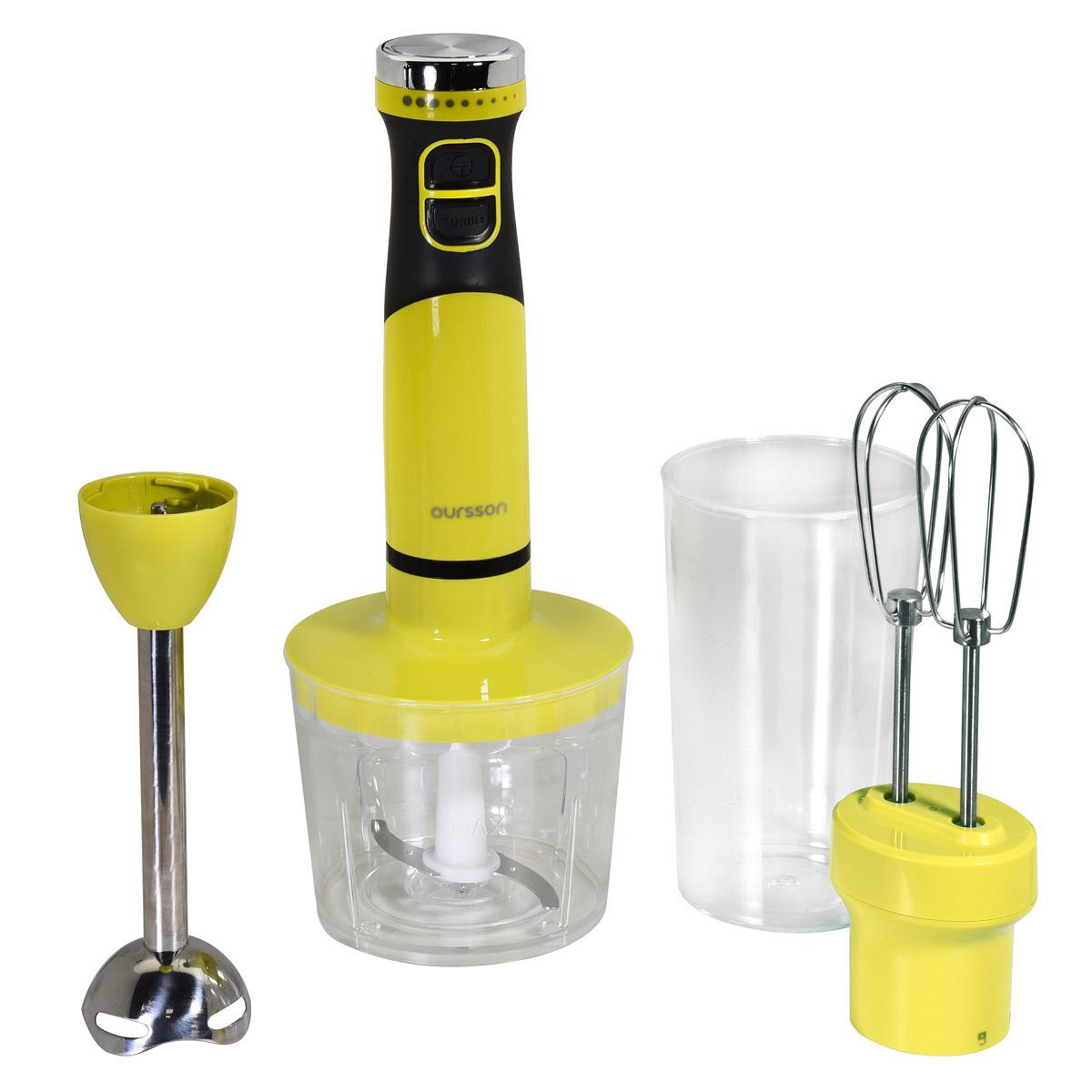 Изображение товара Погружной блендер OURSSON HB8060/GA 1 скорость зеленое яблоко