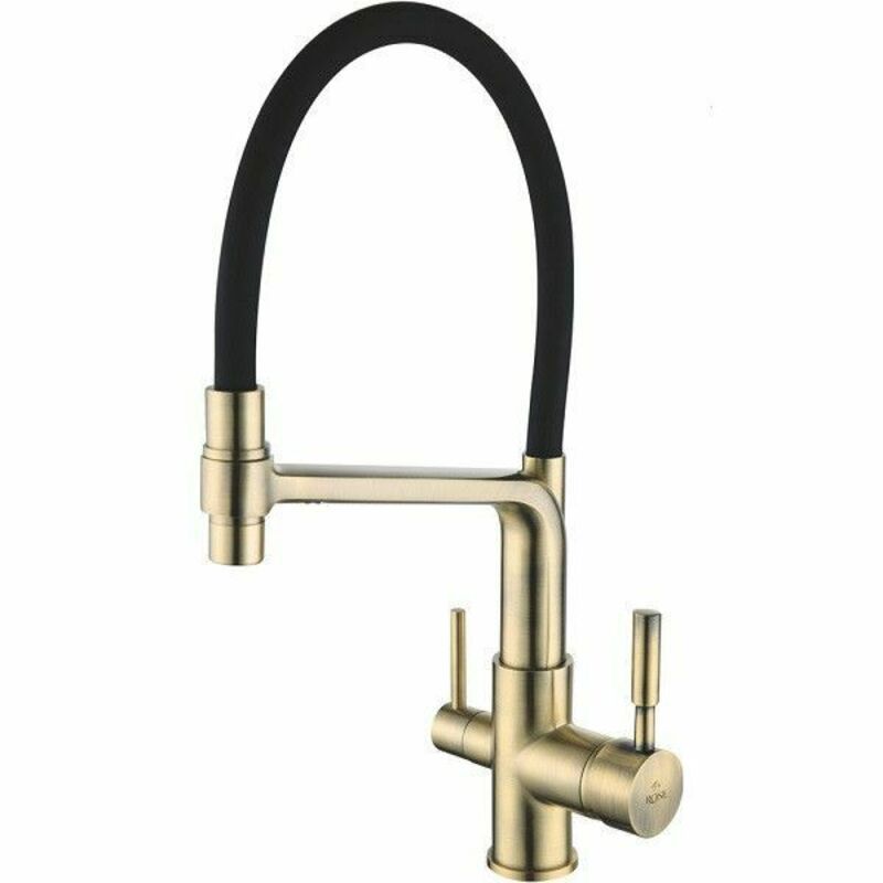 Изображение товара Однорычажный смеситель Rose 44.5 см цвет бронза