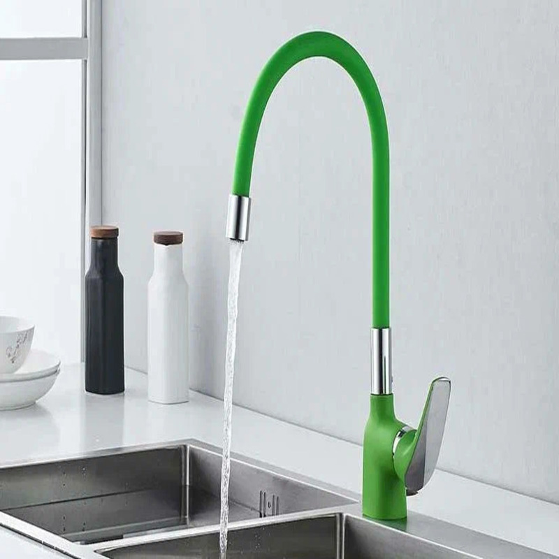 Изображение товара Однорычажный смеситель Shevanik 36.4 см цвет зеленый