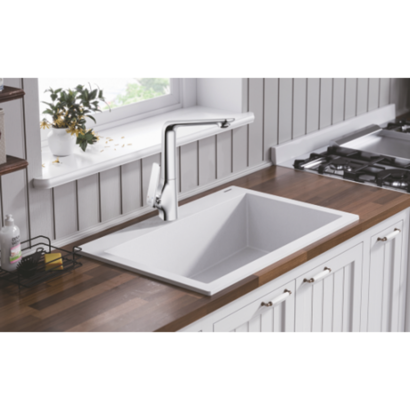 Изображение товара Однорычажный смеситель Rose 31.3 см цвет хром