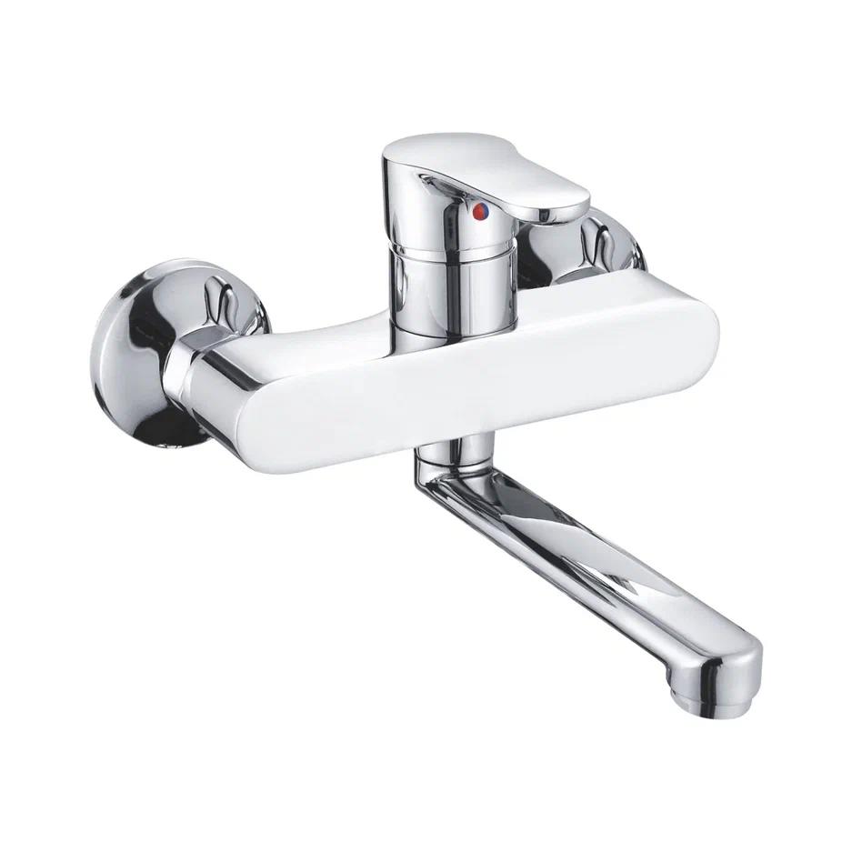 Изображение товара Смеситель для кухни однорычажный Shevanik излив 22 см цвет хром