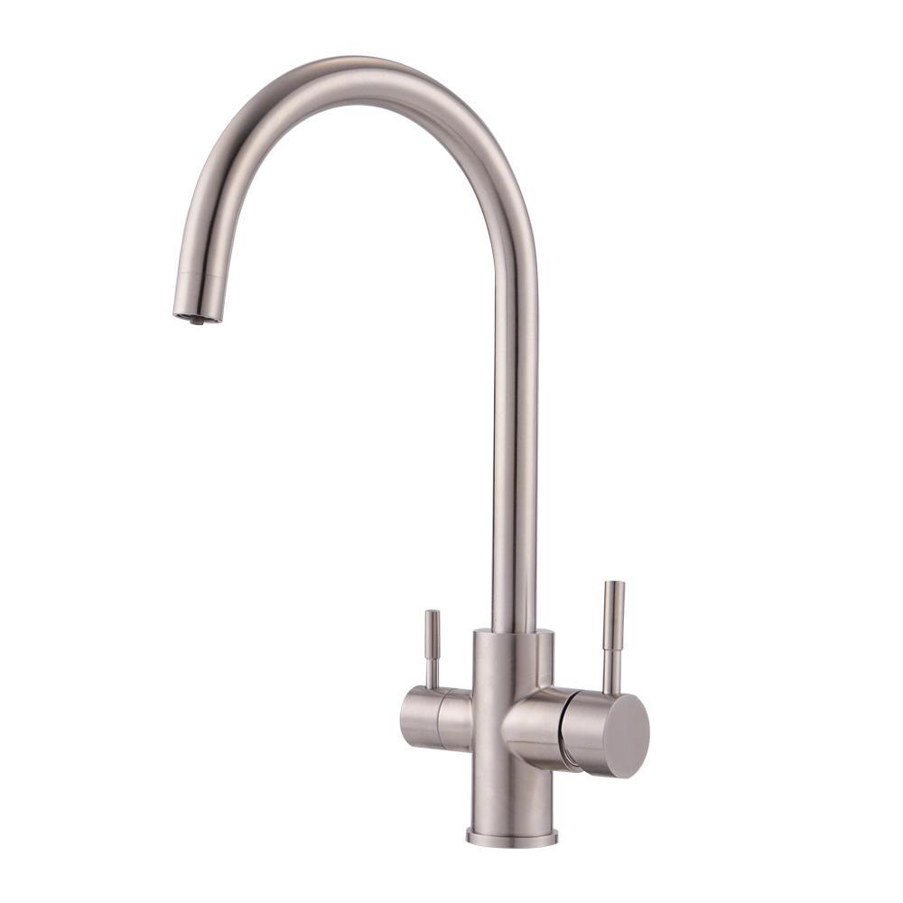 Изображение товара Однорычажный смеситель Olive's Balear 27.45 см цвет нержавеющая сталь