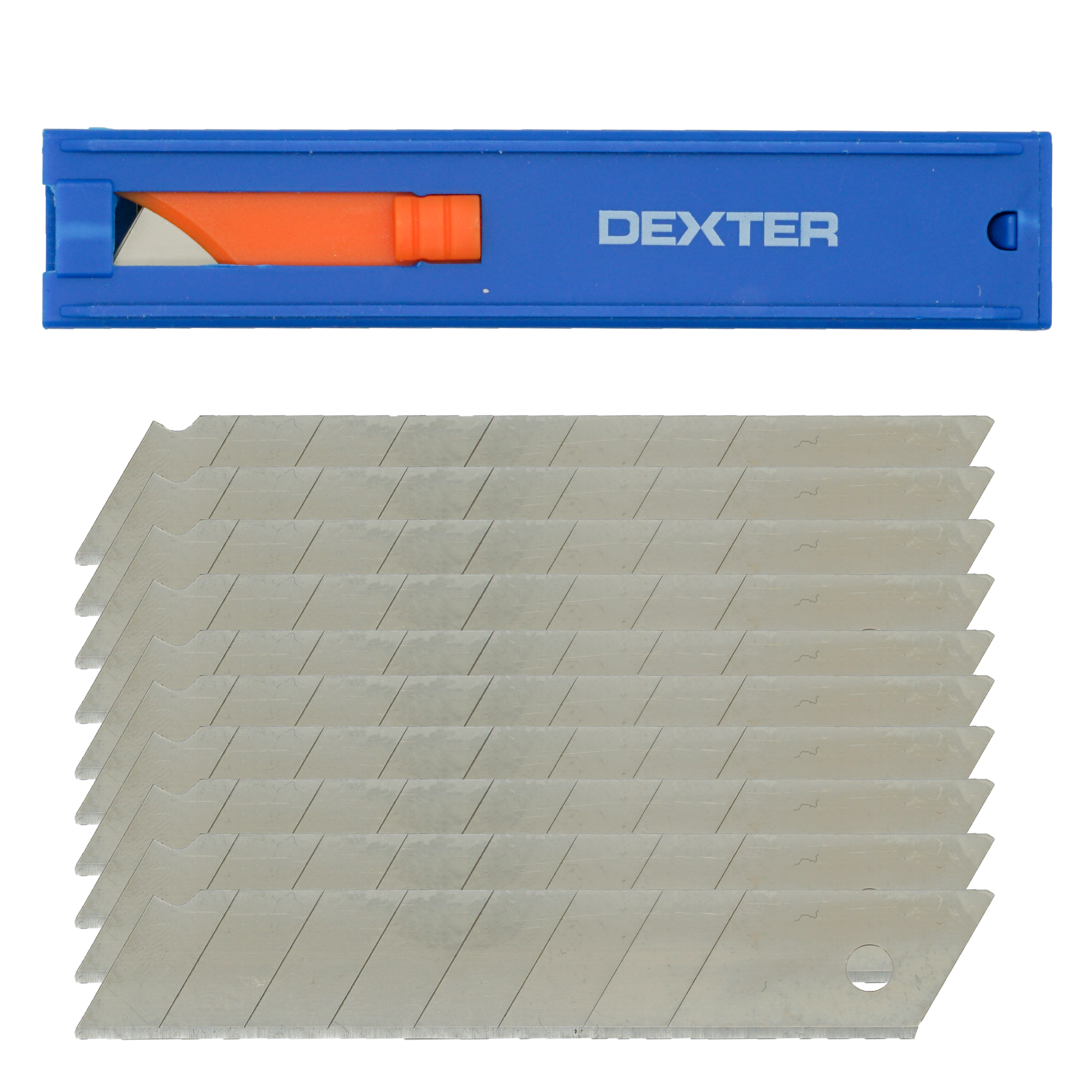 Изображение товара Сменное лезвие Dexter 18 мм для ножей, 10 шт.