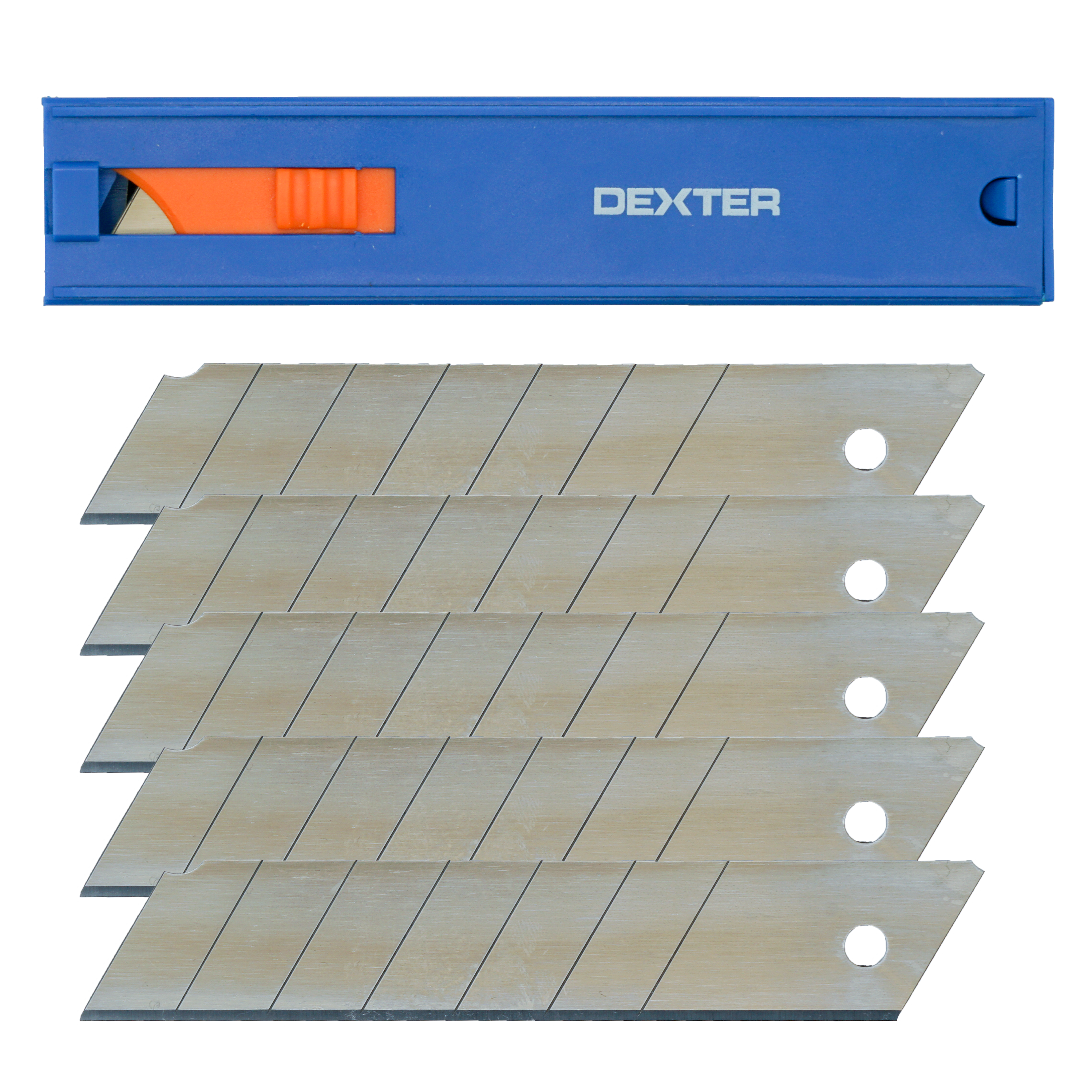Изображение товара Универсальное лезвие Dexter 25 мм, 5 шт., сегментированное