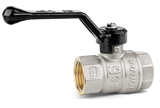 Кран шаровой прямой LD DN15 PN40 1/2" ВР латунь ручка рычаг