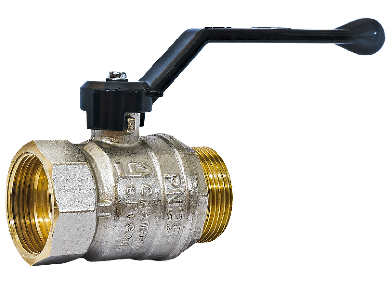 Изображение товара Кран шаровой LD Pride прямой 3/4" латунь с никелированным покрытием