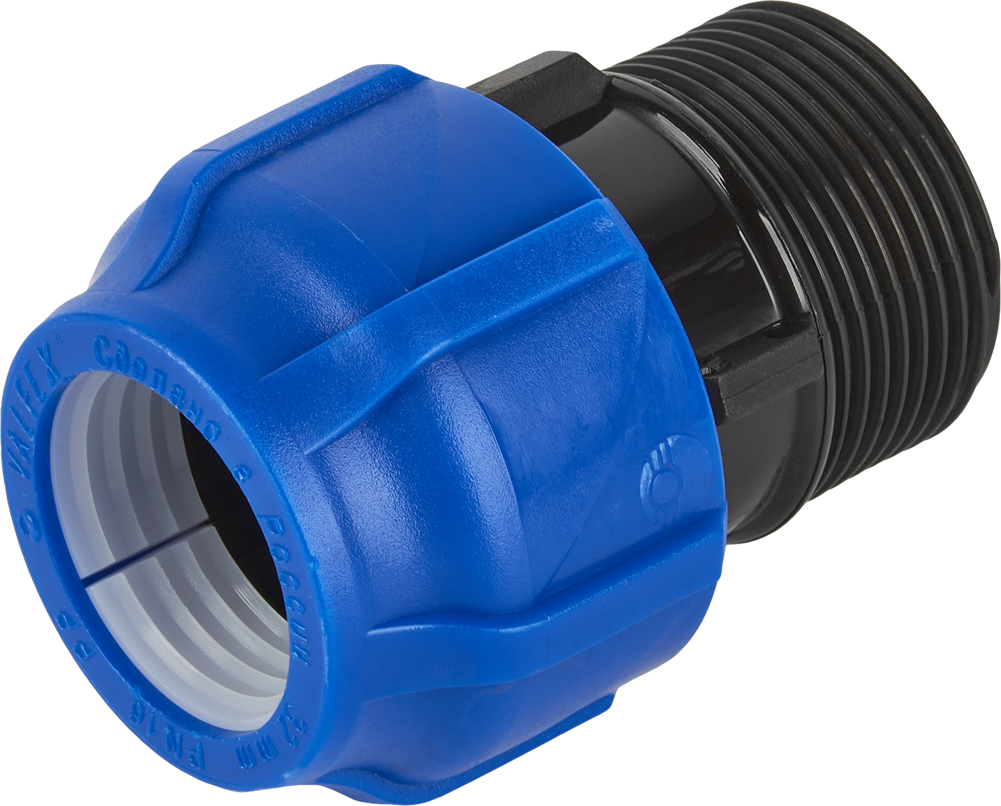 Изображение товара Муфта комбинированная Valfex 1 1/4"x32 мм НР полипропилен
