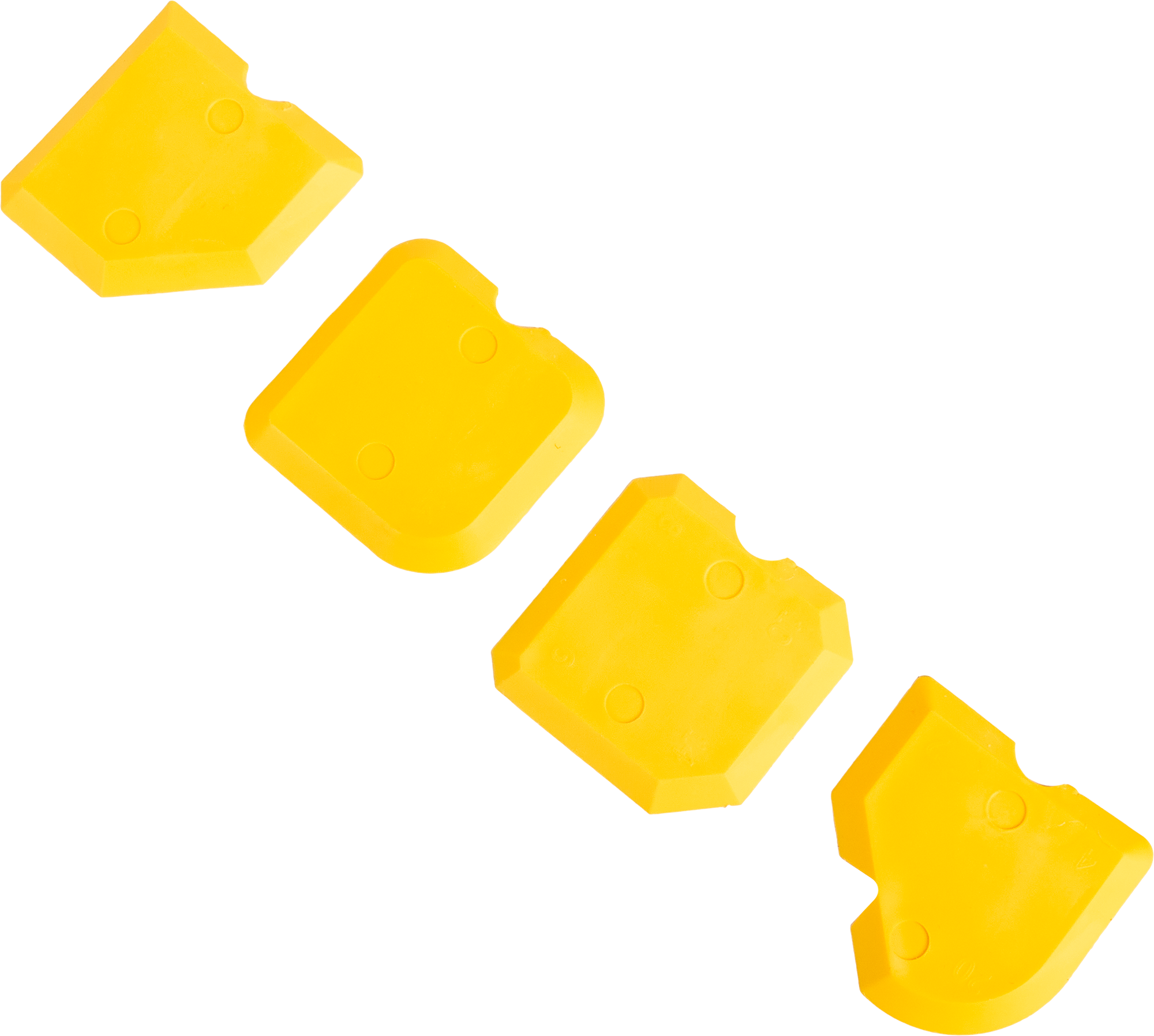 Изображение товара Набор шпателей резиновых для выравнивания герметика Makers 45 мм, 4 шт.