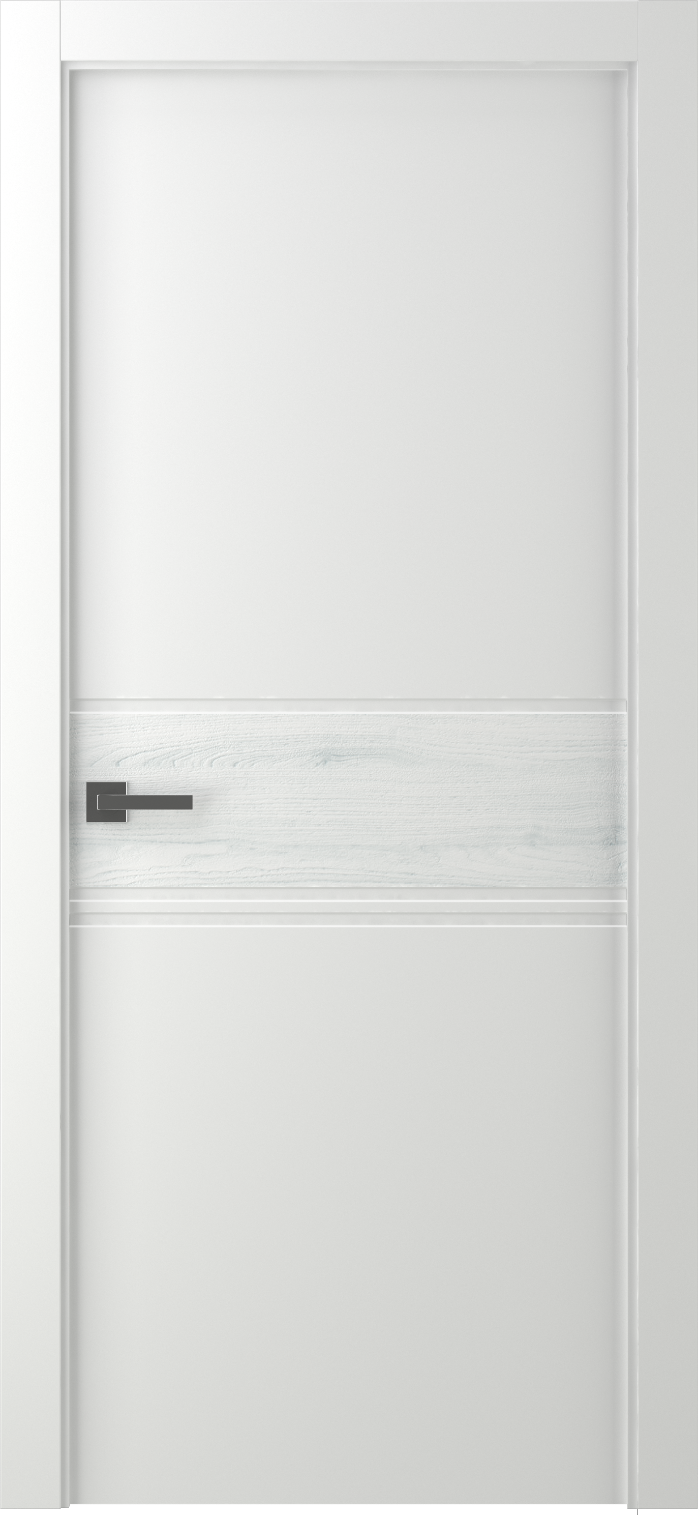 Изображение товара Дверь межкомнатная глухая Твинвуд2 эмаль белый 2000x600 мм