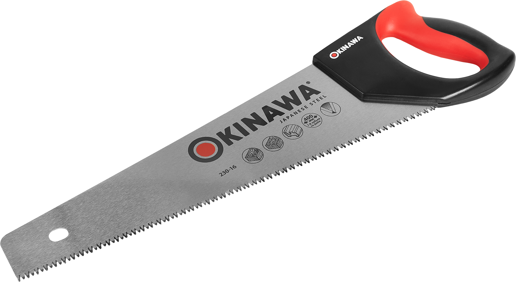 Изображение товара Пила по дереву Okinawa 230-16 400 мм для чистого распила дерева