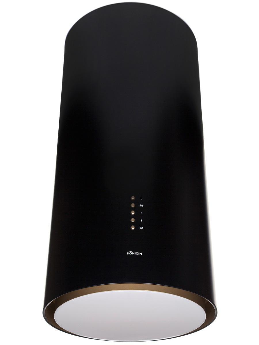 Изображение товара Настенная вытяжка Konigin Enso Black/Gold 38 см с LED подсветкой и низким уровнем шума
