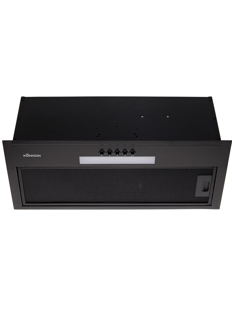Изображение товара Встраиваемая вытяжка Konigin Level Full Black 50 50 см черный компактная бесшумная