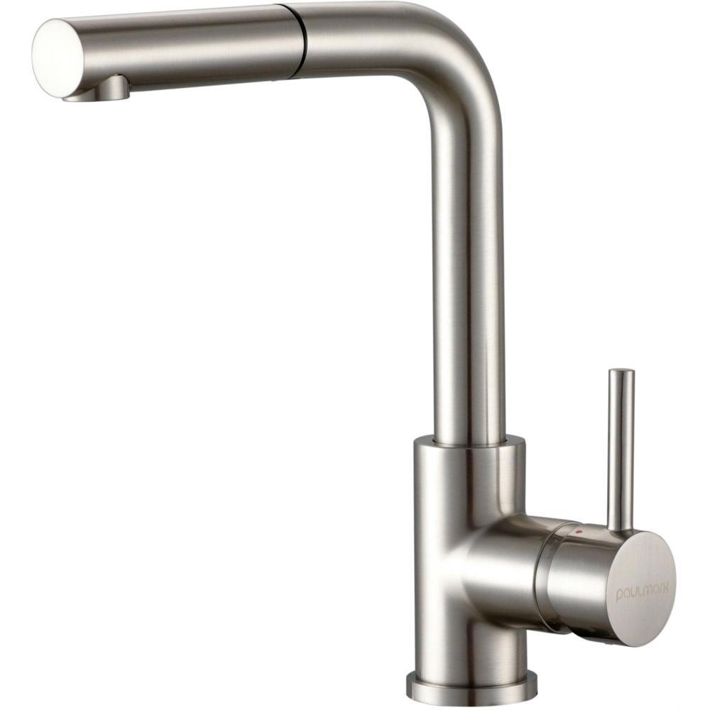 Изображение товара Однорычажный смеситель Paulmark Ka214311-ni 27 см цвет серый