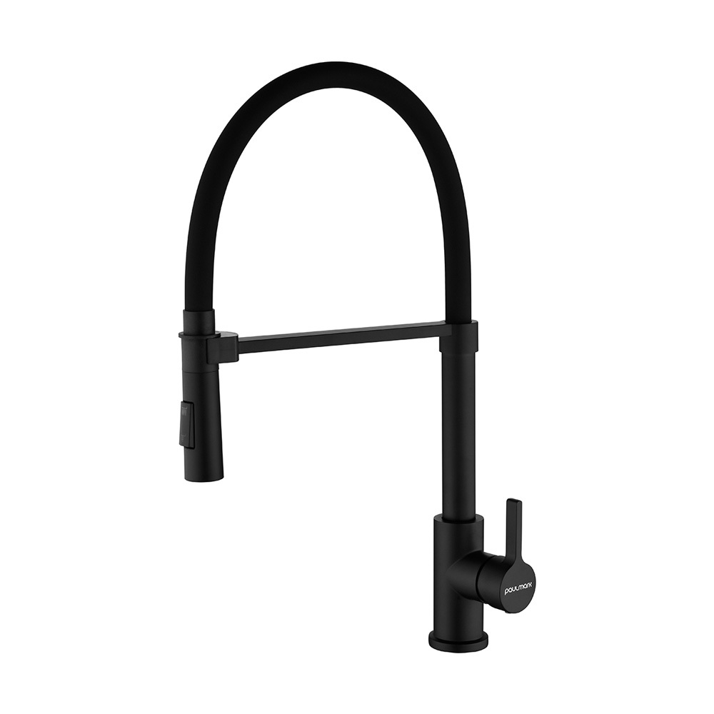 Изображение товара Однорычажный смеситель Paulmark Ha214021-401 48.5 см цвет черный