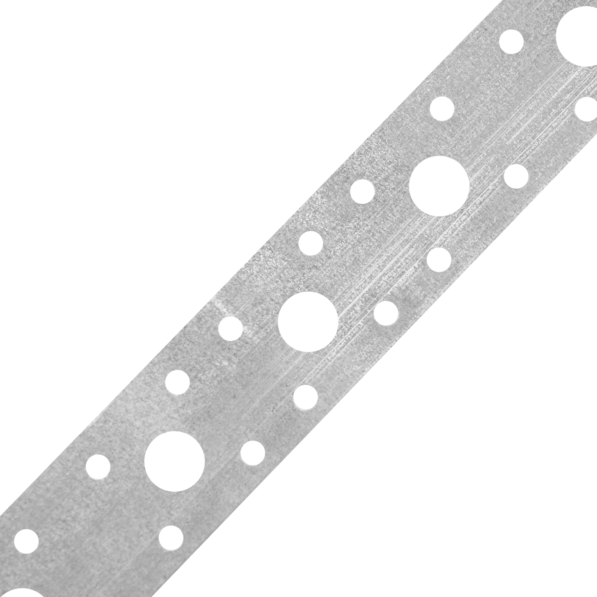 Перфорированная лента прямая LP 25x0.8 25 м оцинкованная сталь цвет серый