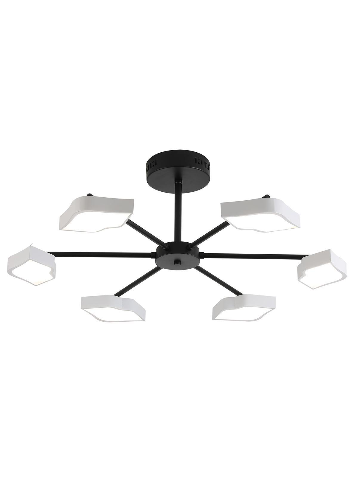 Изображение товара Современная потолочная светодиодная люстра MODERLI Hight для дома и офиса черный дизайн