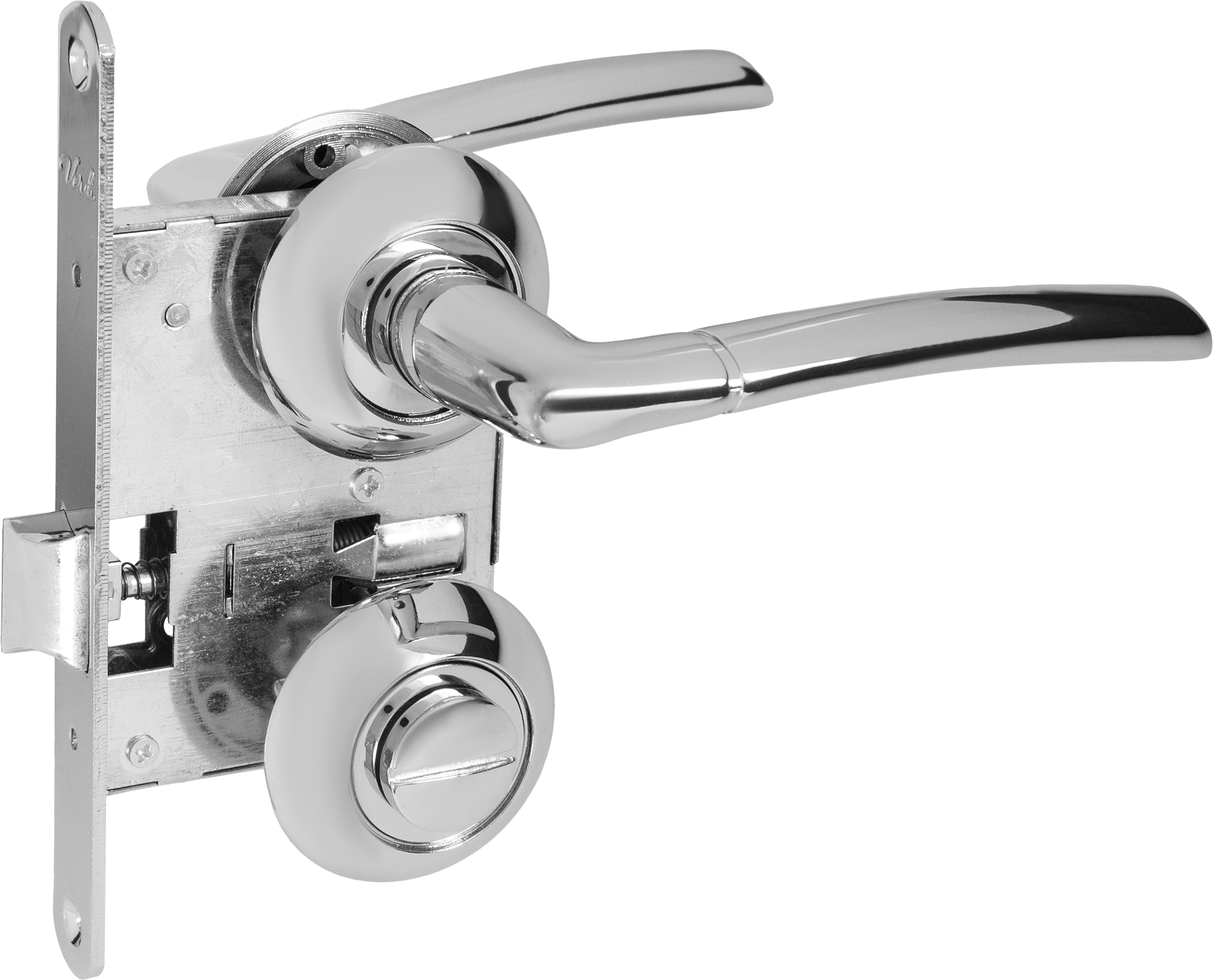 Дверные ручки 11 CP с запиранием комплект цвет хром