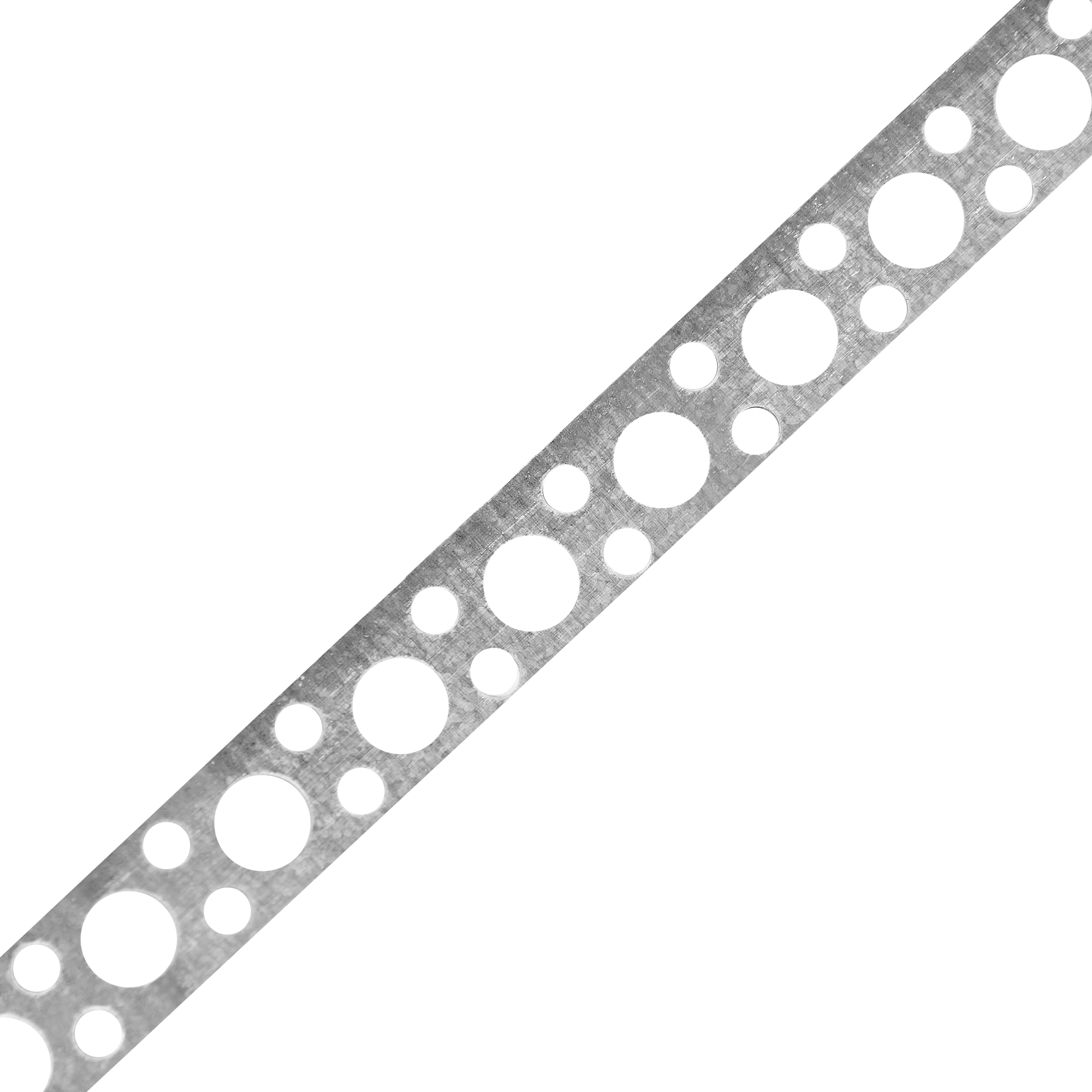 Перфорированная лента прямая LP 12x0.5 5 м оцинкованная сталь цвет серый