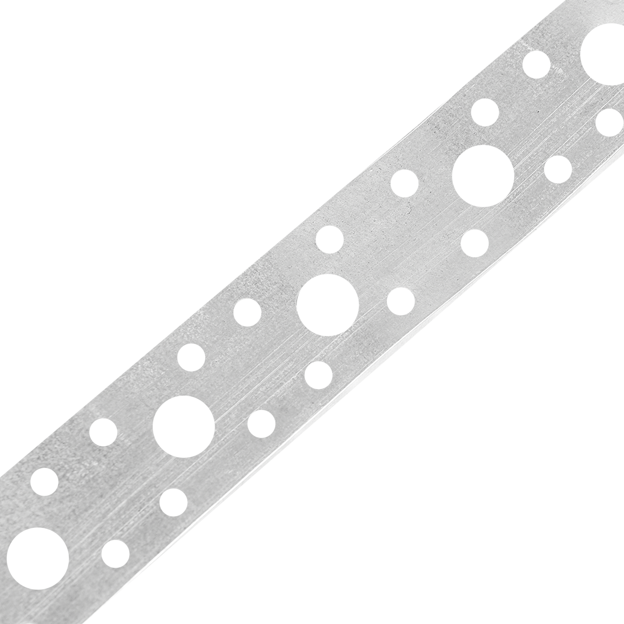 Перфорированная лента прямая LP 25x0.5 5 м оцинкованная сталь цвет серый