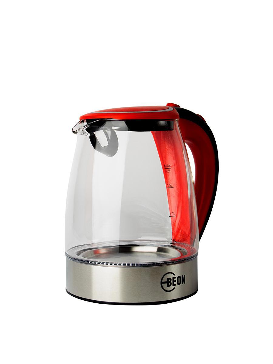 Изображение товара Электрический стеклянный чайник BEON BN-386 1.8 л с подсветкой и защитой