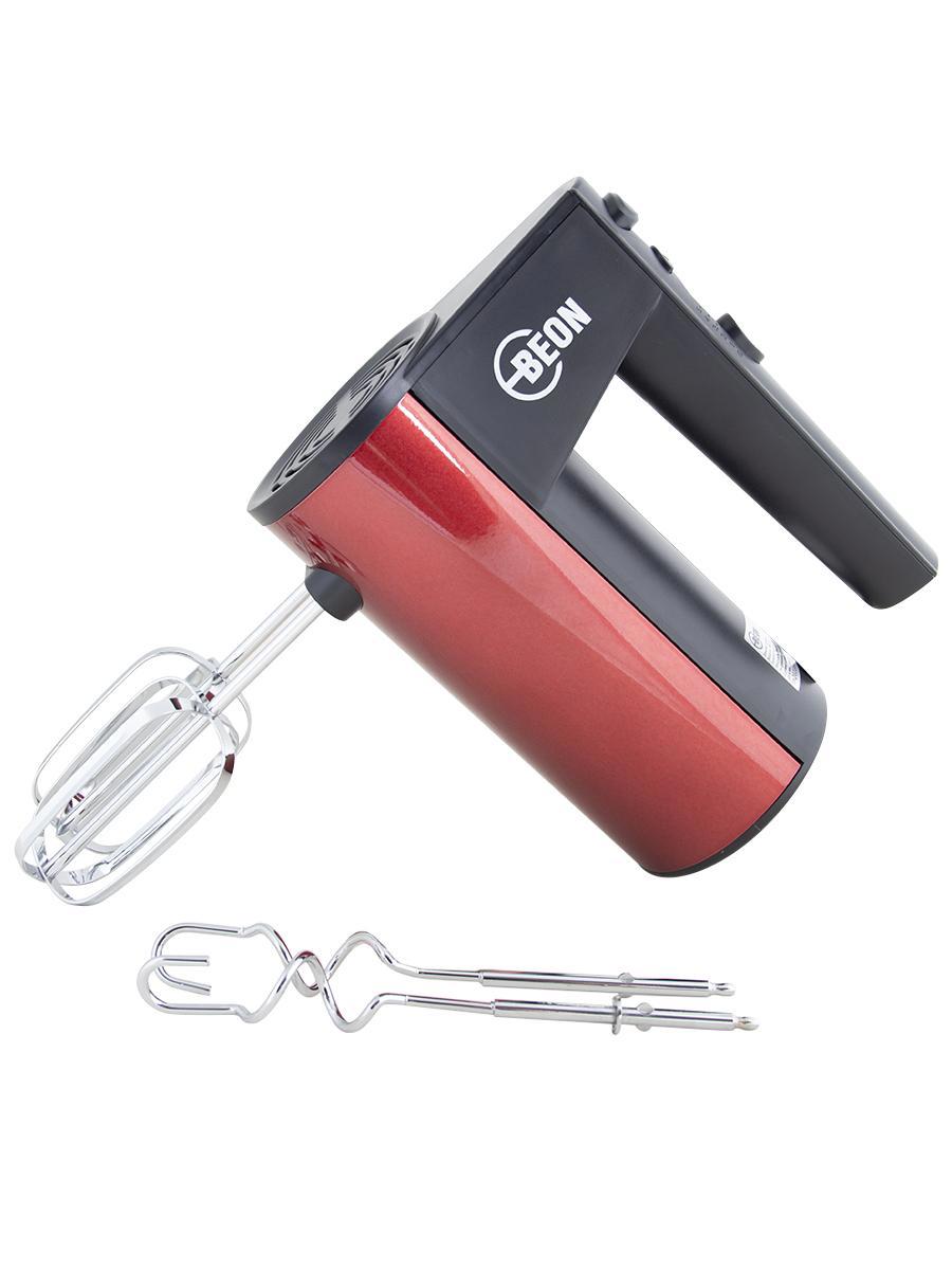 Изображение товара Миксер Beon BN-2217 700 Вт 5 скоростей стильный красный цвет